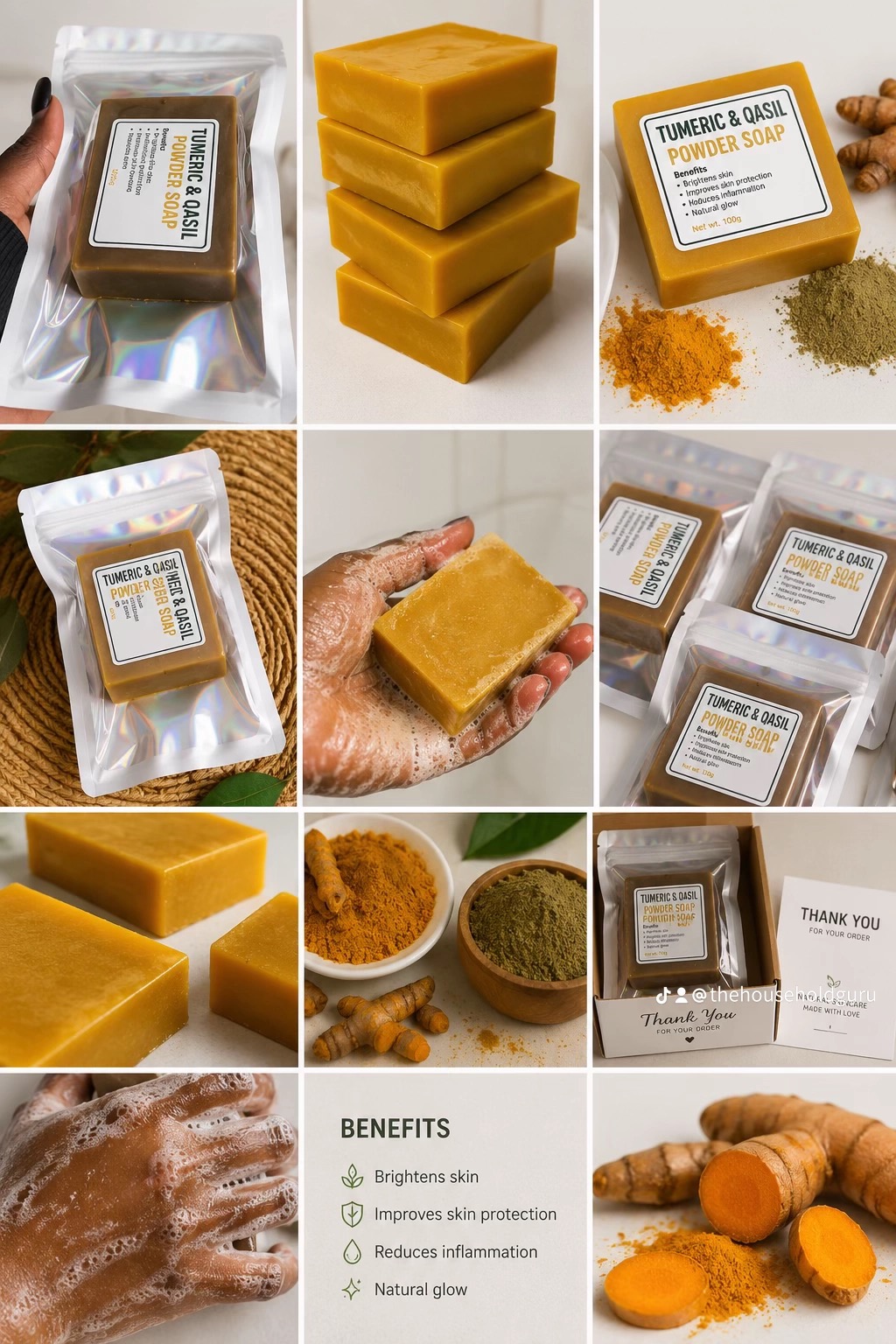Tumeric & Qasil Powder Soap image 2