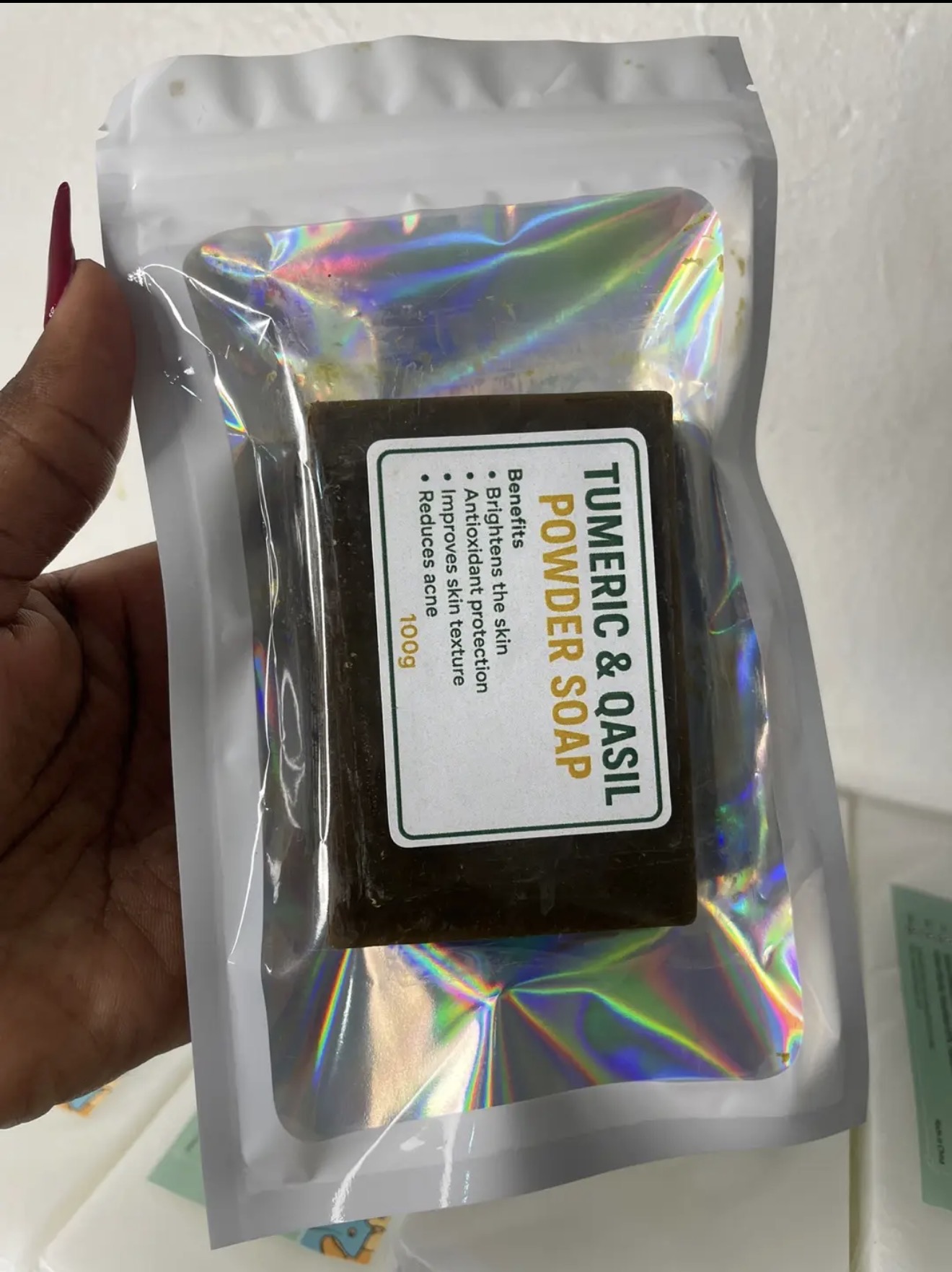 Tumeric & Qasil Powder Soap image 1