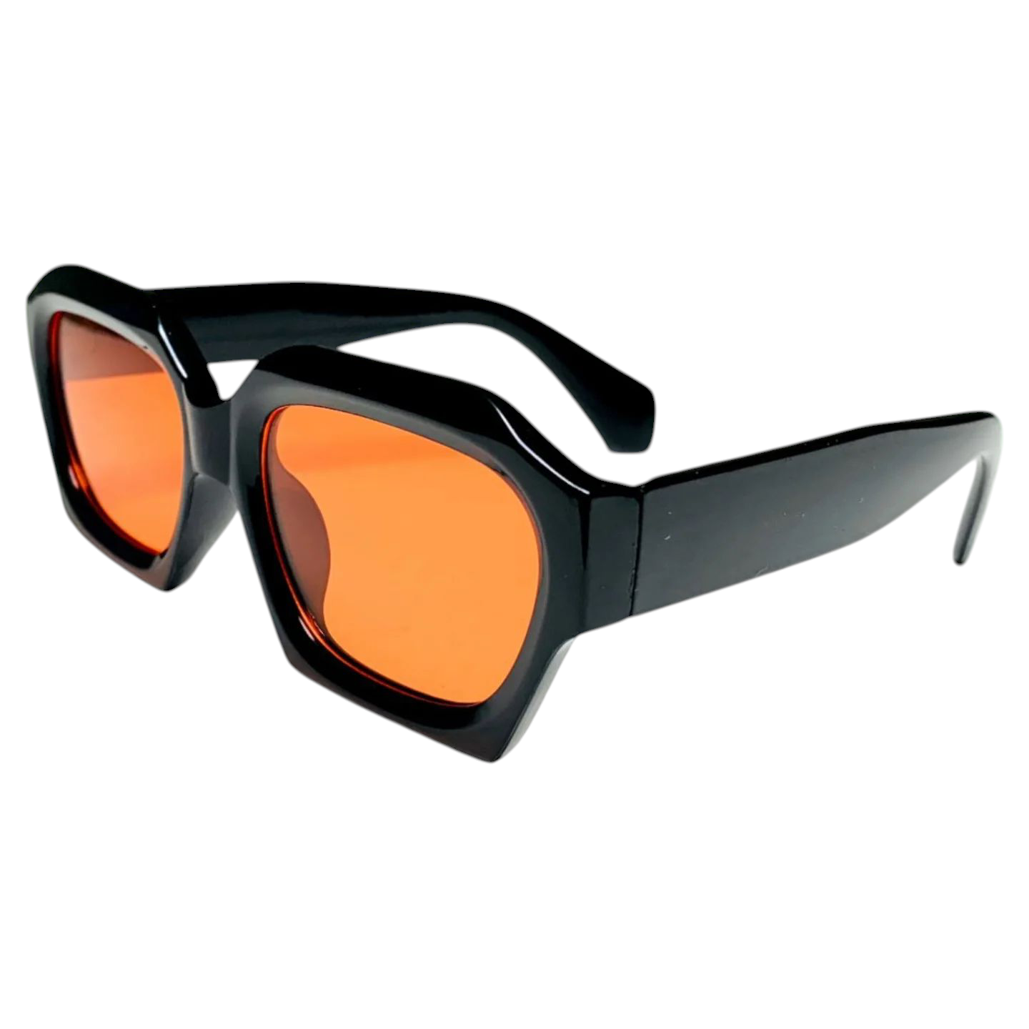 Hexagonal Oversized Sunglasses