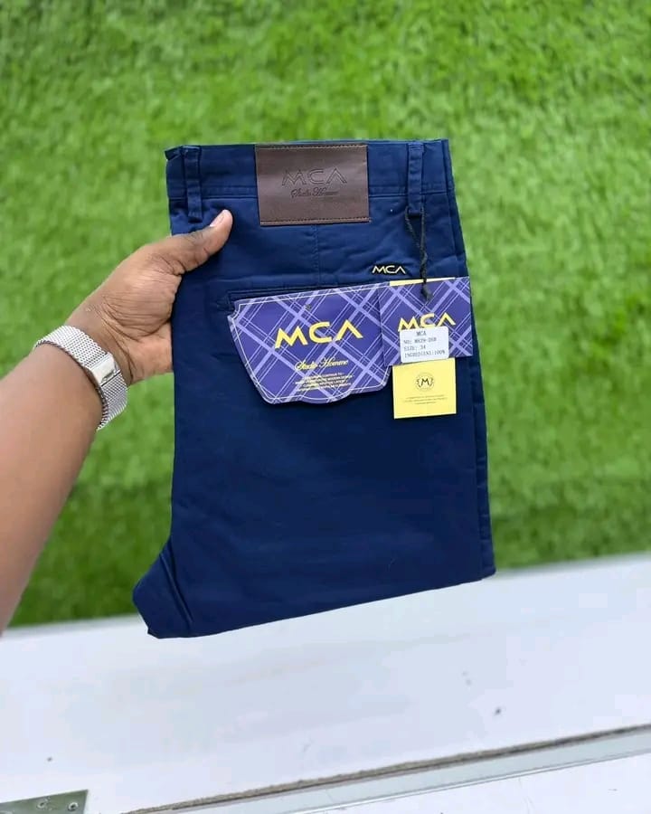 Khaki trouser image 4