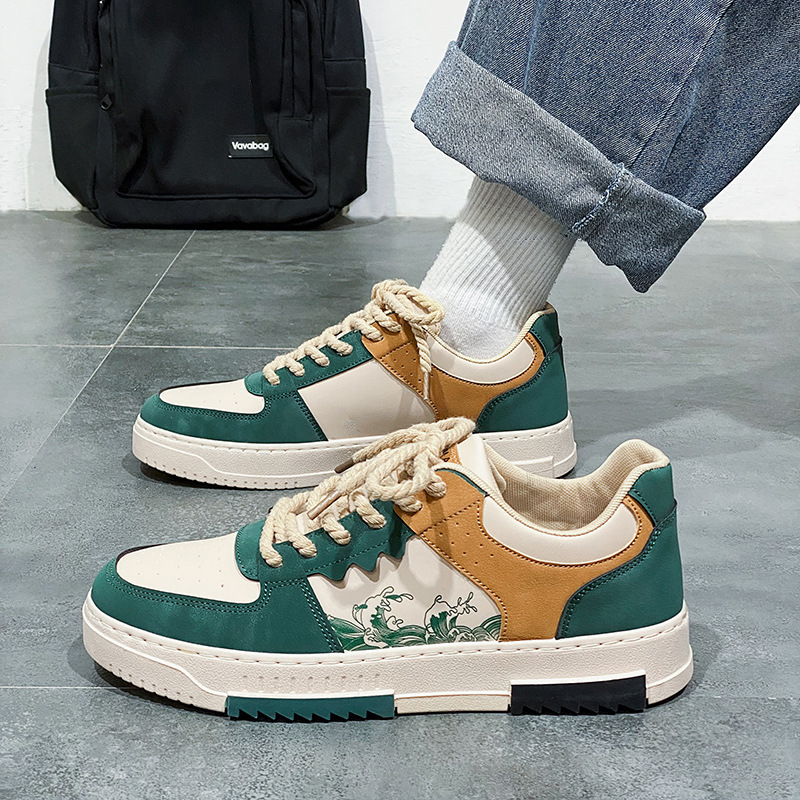 Cross-Border Men's Shoes 2024 New Sneakers Men's Large Size Casual Sports Shoes Trendy Extra Large Size Breathable Trendy Shoes image 1