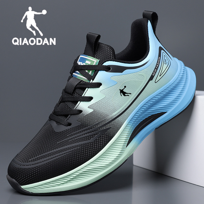 Jordan Men's Shoes Sports Shoes 2025 Autumn and Winter New Leather Student Shock-Absorbing Running Shoes Soft Sole Boys Running Shoes image 1