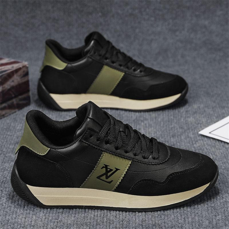 2026 New Model Forrest Gump Running Casual Sports Shoes Men's Thick-Soled Non-Slip Black Trendy Shoes Versatile Dad Shoes image 1