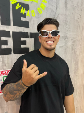 Futuristic Geometric Sunglasses – Arctic White Cyberpunk – Dark Lens image 5